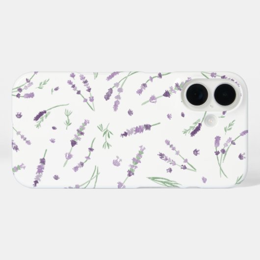 Lavender iPhone Case (Rückseite (Horizontal))