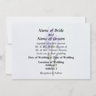 Lavender Iris and Buds Einladung