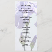 Lavender Iris and Buds Programm (Rückseite)