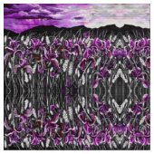 Lavender Iris Storm Stoff (Nahaufnahme)