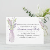 Lavender Jar Housewarming Party Einladung (Stehend Vorderseite)