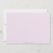 Lavender Jar Housewarming Party Einladung (Rückseite)