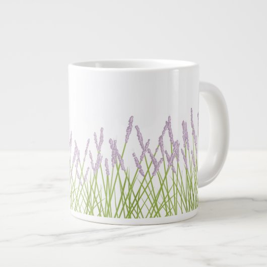 Lavender Jumbo Mug Jumbo-Tasse (Vorderseite Rechts)