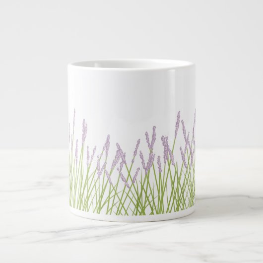Lavender Jumbo Mug Jumbo-Tasse (Vorderseite)