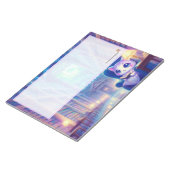 Lavender Kitten Bibliothek Notizblock (angewinkelt)