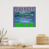LAVENDER KUSH POSTER (Küche)
