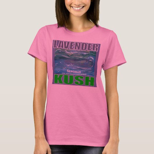 LAVENDER KUSH T-Shirt (Vorderseite)