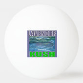 LAVENDER KUSH TISCHTENNISBALL (Rückseite)
