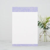 Lavender Lace Border Briefpapier (Stehend Vorderseite)
