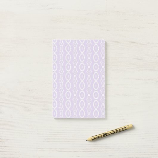 Lavender Lace Post-it Klebezettel (Auf Schreibtisch)