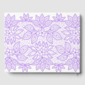 Lavender Lacy Wedding Guest Book Gästebuch (Rückseite)