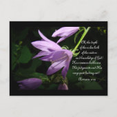 Lavender Lady Bells Postkarte (Vorderseite)