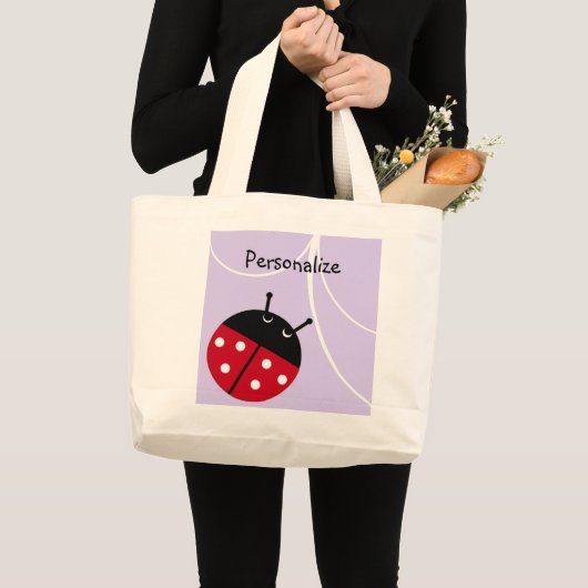 Lavender Lady Bug Tasche (Vorderseite (Produkt))