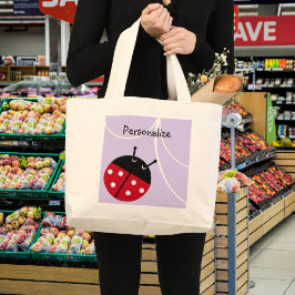 Lavender Lady Bug Tasche