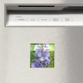 Lavender Larkspur Wedding Magnet (In Situ (Geschirrspüler))