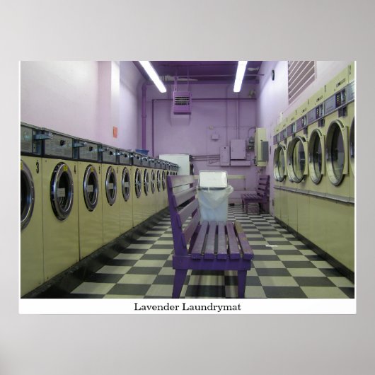Lavender Laundrymat Poster (Vorne)