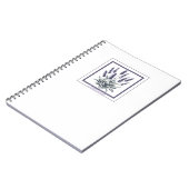 Lavender Lavandula Floral Blumen Herbal Journal Notizblock (Linke Seite)