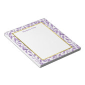 Lavender Leaves Personalized Notizblock (angewinkelt)