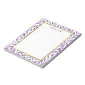 Lavender Leaves Personalized Notizblock (Rotiert)
