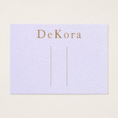 Lavender Lederhaar Clip-Halter (Vorderseite)