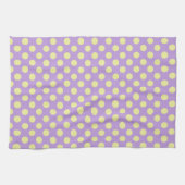 Lavender Lemon Polkadots Geschirrtuch (Horizontal)