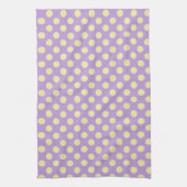 Lavender Lemon Polkadots Geschirrtuch (Vertikal)