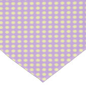 Lavender Lemon Polkadots Tischdecke (Schrägansicht)
