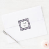 Lavender Leopard Print Danke Stickers (Umschlag)