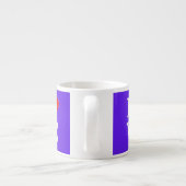 Lavender LIEBE Elegante Espressotasse (Rückseite)
