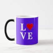 Lavender LIEBE Elegante Verwandlungstasse (Links)