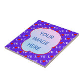 Lavender LIEBE Moderner Chic Fliese (Seite)