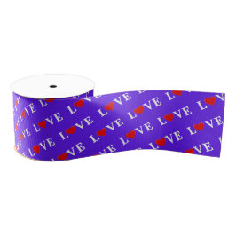 Lavender LIEBE Moderner Chic Ripsband