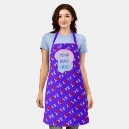 Lavender LIEBE Moderner Chic Schürze