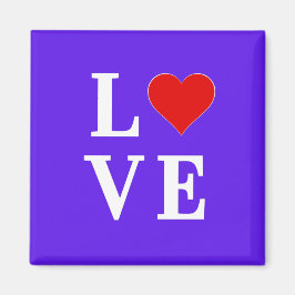 Lavender LIEBE Modernes Design Magnet
