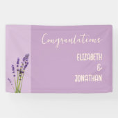Lavender Liebe Wedding Banner (Horizontal)
