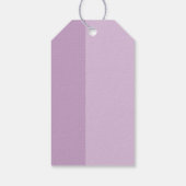 Lavender Liebe Wedding Geschenkanhänger (Rückseite)