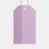 Lavender Liebe Wedding Geschenkanhänger (Rückseite)