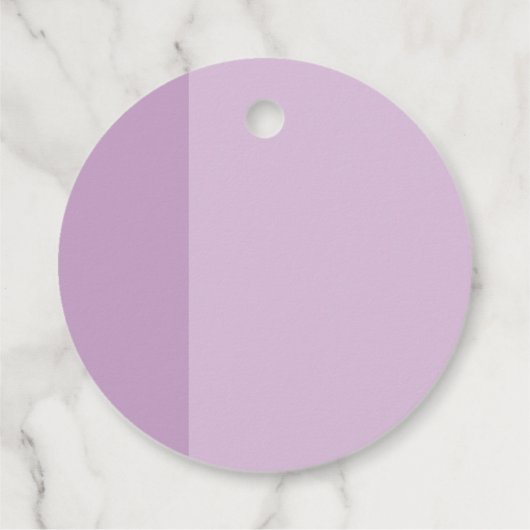 Lavender Liebe Wedding Geschenkanhänger (Rückseite)