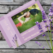 Lavender Liebe Wedding Save The Date