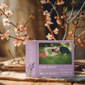 Lavender Liebe Wedding Save The Date