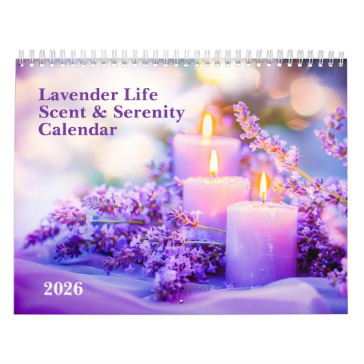 Lavender Life – 2026 Scent & Serenity Calendar Kalender (Titelbild)