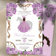 Lavender Light Lila Charra Quinceanera