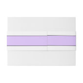 Lavender lila Band und Initialen Hochzeit (Rückseitenbeispiel)