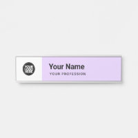 Lavender Lila Business Logo Name Profession