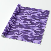 Lavender Lila Camouflage Style Geschenkpapier (Ungerollt)