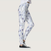Lavender Lila Chic Blume Leggings (Rechts)
