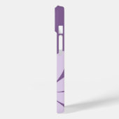 Lavender Lila Daisy Case-Mate iPhone Hülle (Rückseite / Links)