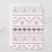 Lavender & Lila Dream Catcher Boho Birthday Einladung (Rückseite)