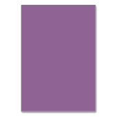 Lavender Lila Elegante Blumenhochzeit Tischnummer (Rückseite)