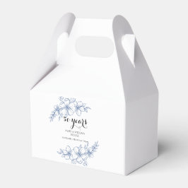 Lavender lila Florale 50. Hochzeitstag Geschenkschachtel